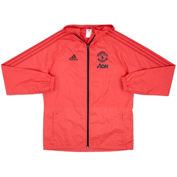 2018-19 Manchester United adidas Hooded Rain Jacket - 8/10 - (M)
