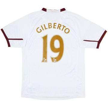 2007-08 Arsenal Away Shirt Gilberto #19 - 6/10 - (S)