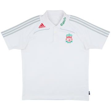 2008-09 Liverpool adidas Polo Shirt - 8/10 - (L)