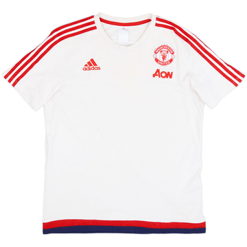 2015-16 Manchester United adidas Cotton Tee - 5/10 - (L)