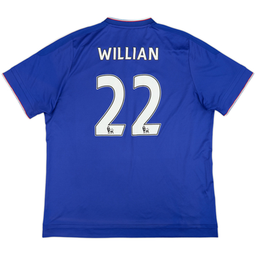 2015-16 Chelsea Home Shirt Willian #22 - 4/10 - (XXL)