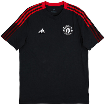 2021-22 Manchester United adidas Cotton Tee - 9/10 - (L)
