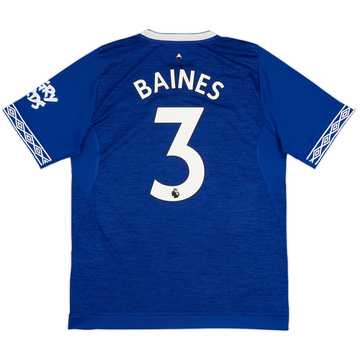 2018-19 Everton Home Shirt Baines #3 - 5/10 - (M)