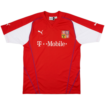 2004-05 Czech Republic Basic Home Shirt - 5/10 - (XL)