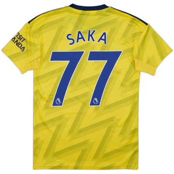 2019-20 Arsenal Away Shirt Saka #77 - 10/10 - (XS)