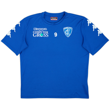 2018-19 Empoli Player Issue Kappa Training Shirt #9 - 8/10 - (M)