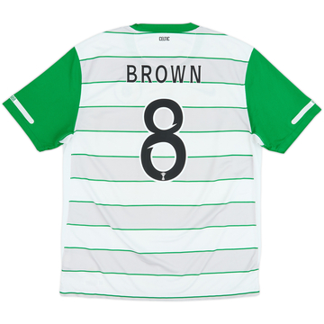2011-12 Celtic Away Shirt Brown #8 - 7/10 - (L)