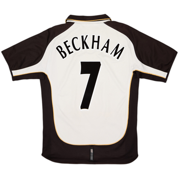 2001-02 Manchester United Centenary Away/Third Shirt Beckham #7 - 5/10 - (L)