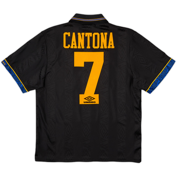 1993-95 Manchester United Away Shirt Cantona #7 - 8/10 - (M)