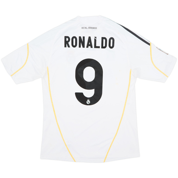 2009-10 Real Madrid Home Shirt Ronaldo #9 - 6/10 - (M)