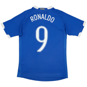 2006-07 Brazil Away Shirt Ronaldo #9 - 5/10 - (S)