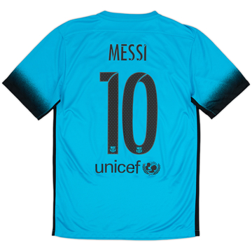 2015-16 Barcelona Third Shirt Messi #10 - 6/10 - (S)