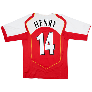 2004-05 Arsenal Home Shirt Henry #14 - 6/10 - (M)