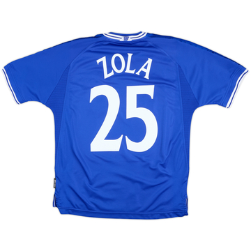 1999-01 Chelsea Camiseta Local Zola #25 - 9/10 - (M)