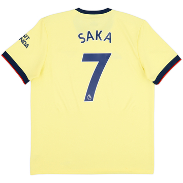 2021-22 Arsenal Away Shirt Saka #7 - 6/10 - (XL)