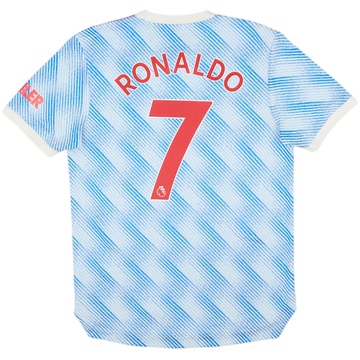 Camiseta auténtica de visitante del Manchester United 2021-22 Ronaldo #7 - 7/10 - (M)