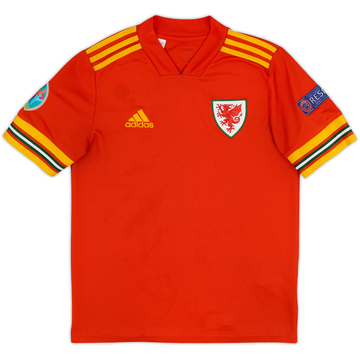 2020-21 Wales Home Shirt - 7/10 - (L.Boys)
