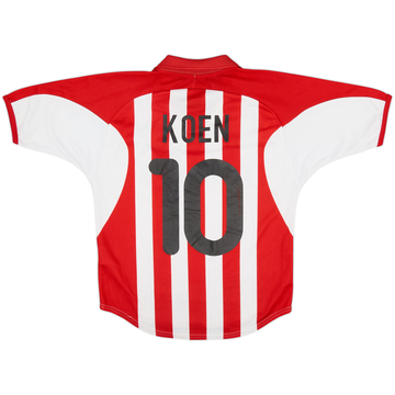 2000-02 PSV Home Shirt Koen #10 - 6/10 - (L.Boys)
