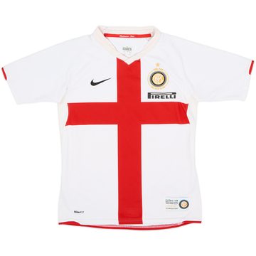 Camiseta de visitante del Centenario del Inter Milan 2007-08 - 4/10 - (Niños L)