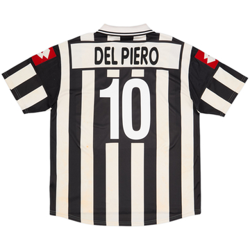 2001-02 Juventus CL Home Shirt Del Piero #10 - 6/10 - (XL)