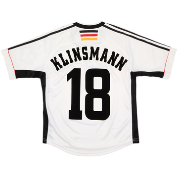 1998-00 Germany Home Shirt Klinsmann #18 (Y)