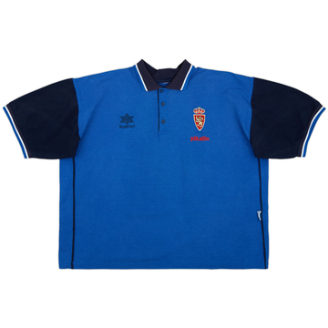 1999-00 Real Zaragoza Luanvi Polo Shirt - 8/10 - (XL)