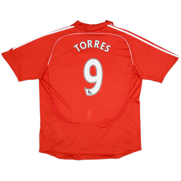 2006-08 Liverpool Home Shirt Torres #9 - 8/10 - (XXL)