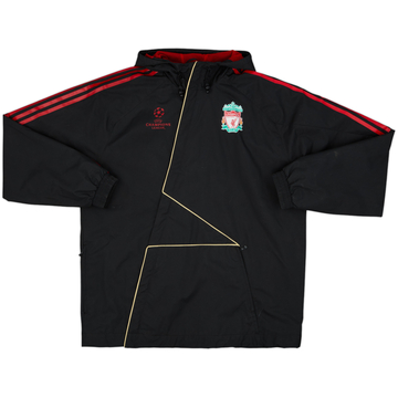 2009-10 Liverpool adidas CL 1/4 Zip Drill Top - 8/10 - (L)