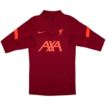 2021-22 Liverpool Nike 1/4 Zip Drill Top - 10/10 - (XS)