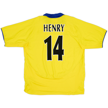 2003-05 Arsenal Away Shirt Henry #14 - 8/10 - (XL)
