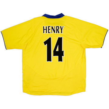 2003-05 Arsenal Away Shirt Henry #14 - 5/10 - (XXL)