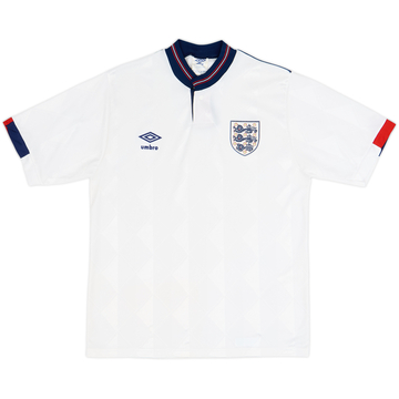 1987-90 England Home Shirt - 8/10 - (M)