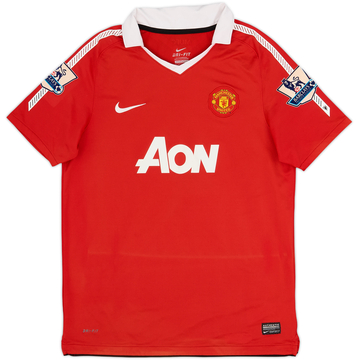 2010-11 Manchester United Home Shirt - 8/10 - (XL.Boys)