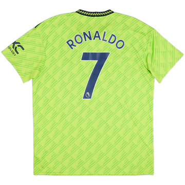 Camiseta de la tercera equipación del Manchester United 2022-23 Ronaldo #7 - 8/10 - (XL)