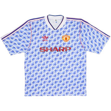 1990-92 Manchester United Away Shirt - 6/10 - (L)
