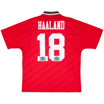 1994-96 Nottingham Forest Home Shirt Haaland #18 - 8/10 - (L)
