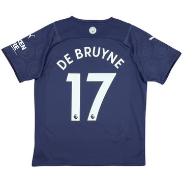 2021-22 Manchester City Tercera Camiseta De Bruyne #17 - 9/10 - (L)