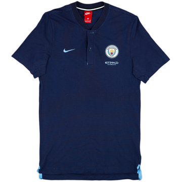 2017-18 Manchester City Nike Polo Shirt - 9/10 - (S)