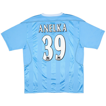 2003-04 Manchester City Home Shirt Anelka #39 - 7/10 - (L)