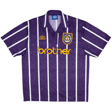 1993-94 Manchester City Camiseta Visitante - 9/10 - (XL)