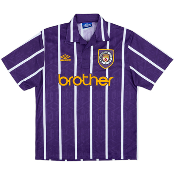 1993-94 Manchester City Camiseta de visitante - 8/10 - (L)