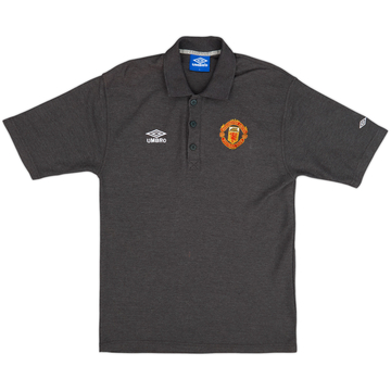 1996-97 Manchester United Umbro Polo Shirt - 8/10 - (L)