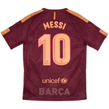 2017-18 Barcelona Third Shirt Messi #10 - 9/10 - (M)