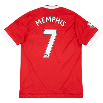 2015-16 Manchester United Home Shirt Memphis #7 - 7/10 - (M)