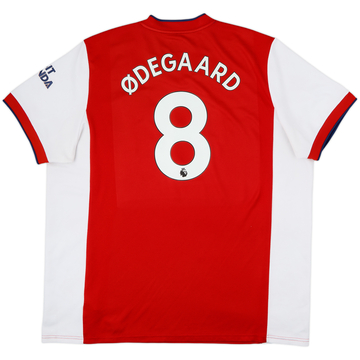 2021-22 Arsenal Home Shirt Odegaard #8 - 9/10 - (3XL)