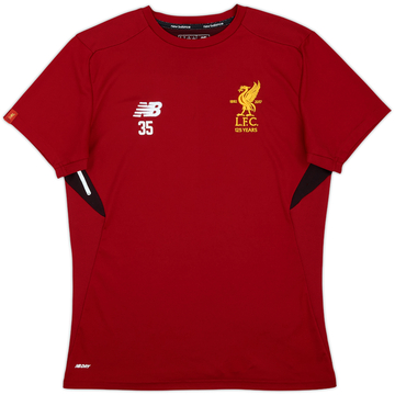 2017-18 Liverpool Player Issue Training Shirt #35 - 7/10 - (M)