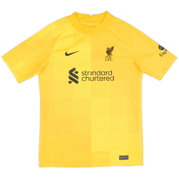 2021-22 Liverpool GK S/S Shirt - 4/10 - (XL.Boys)