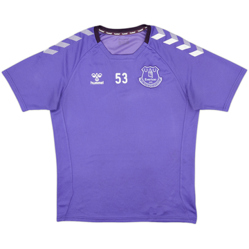 2020-21 Everton Hummel Player Issue Training Shirt #53 - 8/10 - (S)