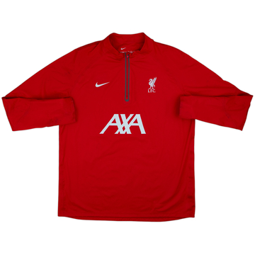 2024-25 Liverpool Nike 1/4 Zip Drill Top - 7/10 - (XL)