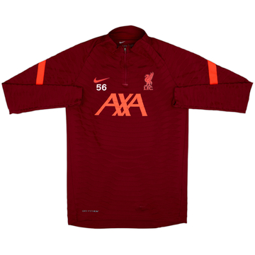 2021-22 Liverpool Nike Player Issue 1/4 Zip Drill Top #56 - 5/10 - (M)